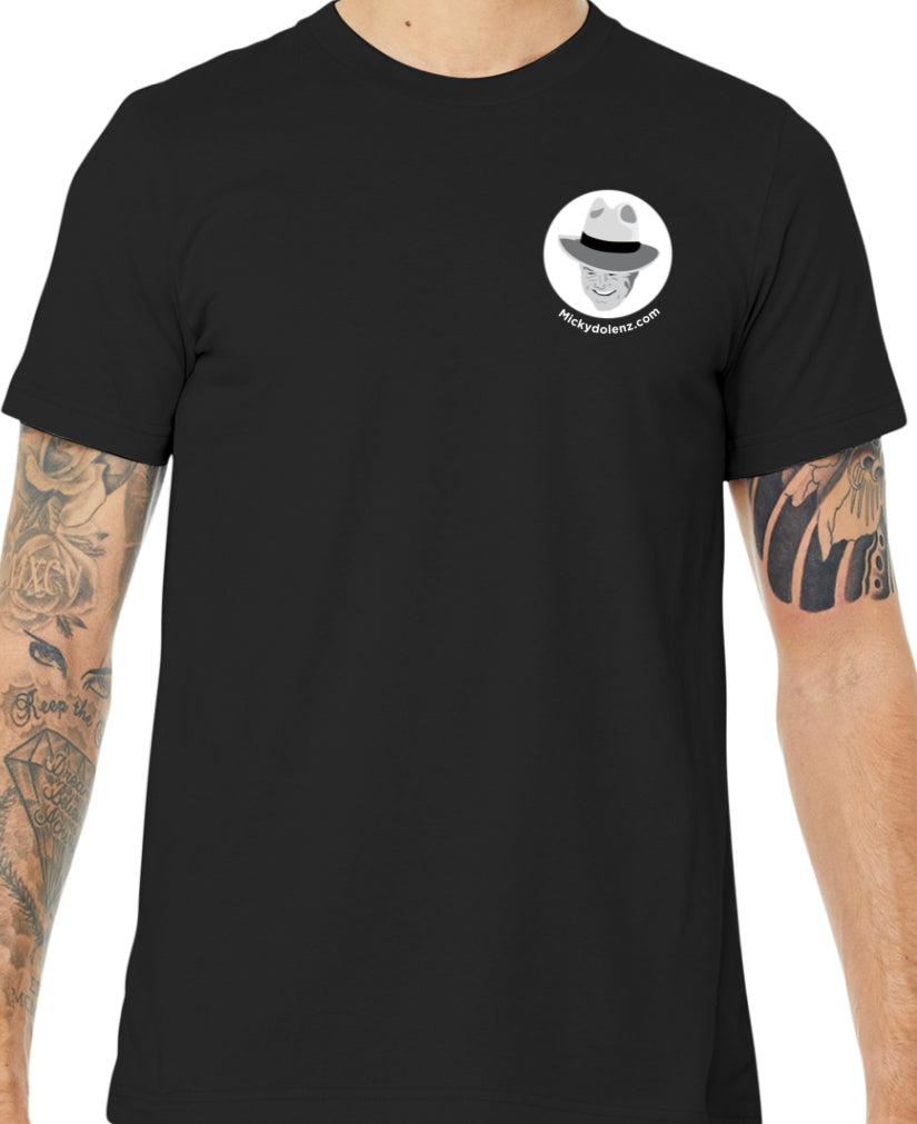 T-Shirt ''Logo/Black" Short Sleeve T-shirt (Gift tag comes personalized to recipient and signed by Micky)