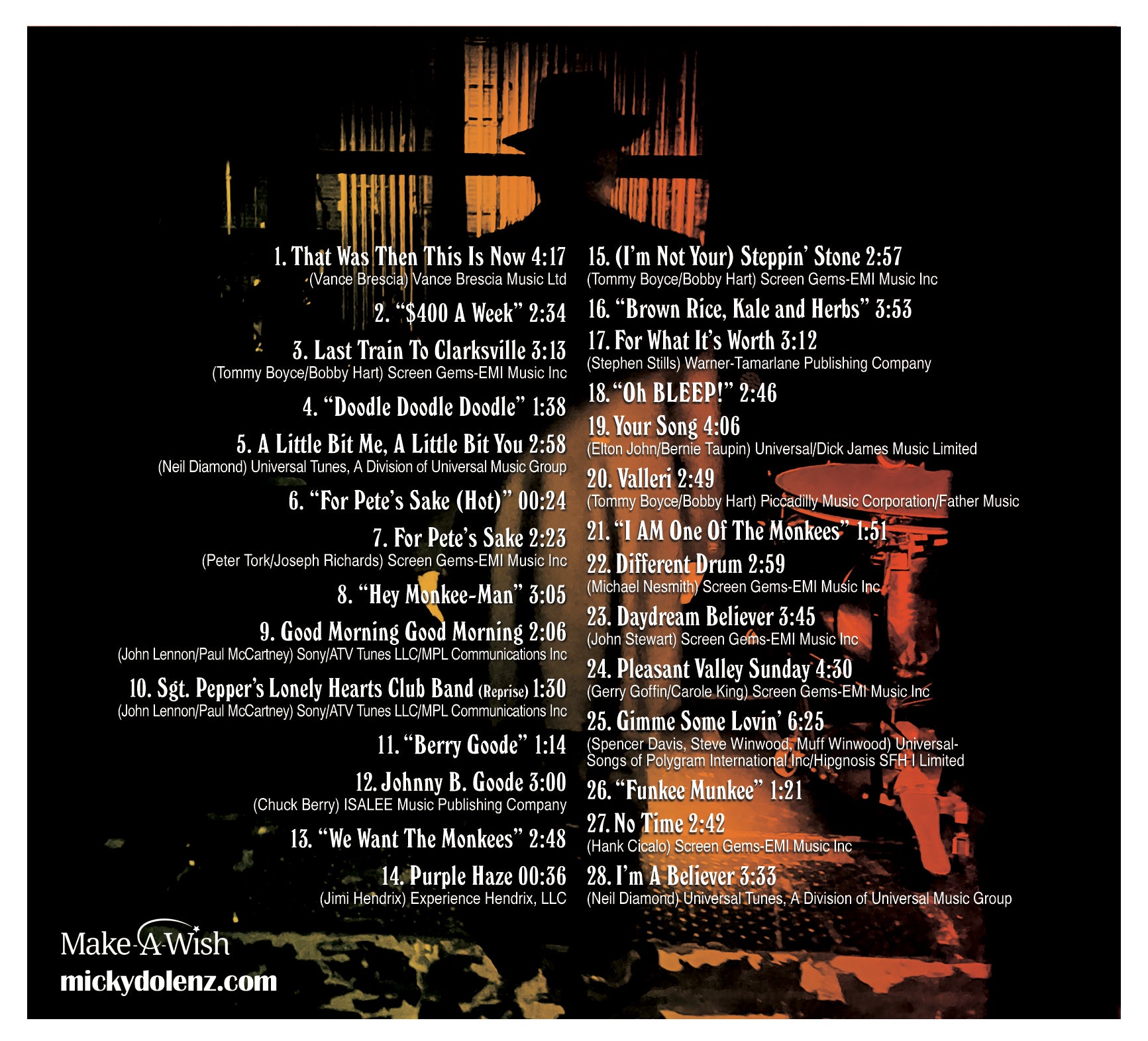 CD: Micky Dolenz Live at the Troubadour CD – Micky Dolenz