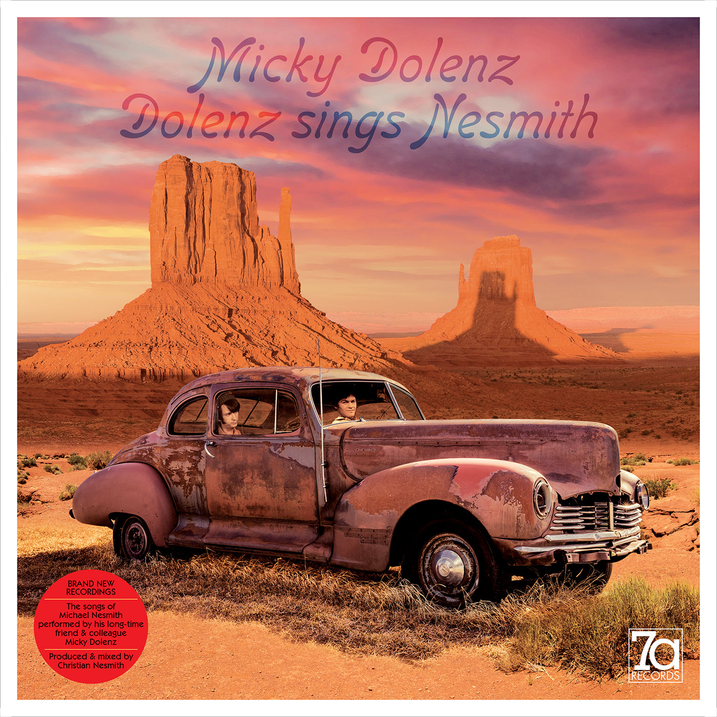 Vinyl LP 'Dolenz Sings Nesmith' - Personalized & Signed by Micky