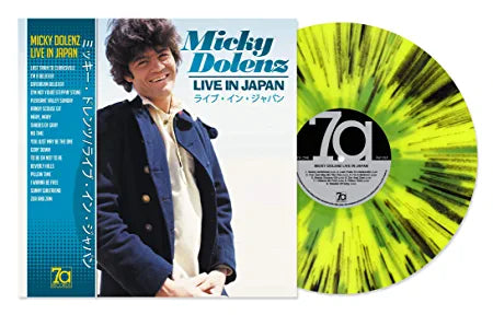 Vinyl LP: Micky Dolenz 'Live in Japan' (180g Splatter Vinyl) - Personalized & Signed by Micky