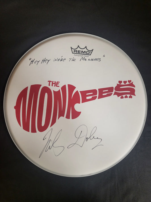 Drumhead: Logo Drumhead with Favorite Song Title - Personalized & Signed by Micky