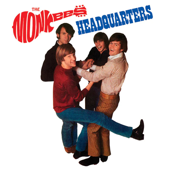 Vinyl -The Monkees 'Headquarters' LP (Translucent Blue or Red Vinyl/55th Anniversary Mono Edition) & Monkees Headquarter's Studio 8 x 10 both Signed and Personalized by Micky